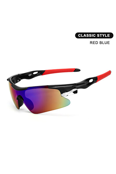 Choice نظارات شمسية رياضية للرجال من ريد بلو رايدر ريس، نظارات واقية لركوب ال...