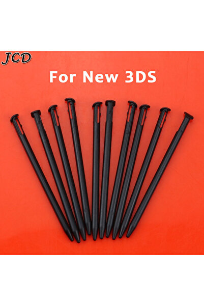 JCD 10 قطع من أقلام اللمس المعدنية التلسكوبية لجهاز 3DS الجديد من JCD، قلم بلاستيكي لشاشة اللمس لجهاز 2DS 3DS New 2DS LL