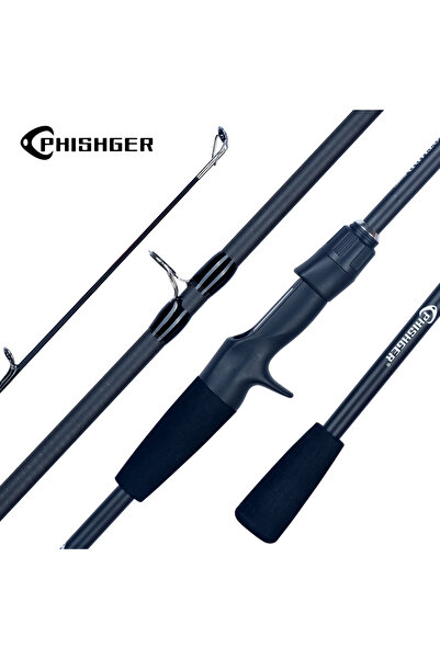 Choice صنارة صيد صغيرة من الكربون للسفر بطول 2.28 متر ووزن 5-30 جم من PHISHGER
