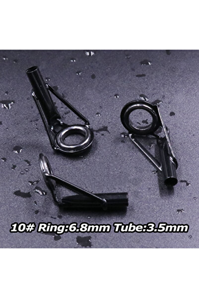 Choice طقم إصلاح 5 قطع من أدلة أطراف قضبان الصيد مقاس 10، 3.5 مم، إطارات من ا...