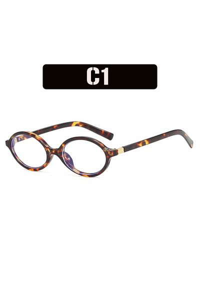 Choice C1 Oval Vintage Sunglasses NEW Women Luxury Brand Designer Small Oval Anti Blue Light Glasses Fashio