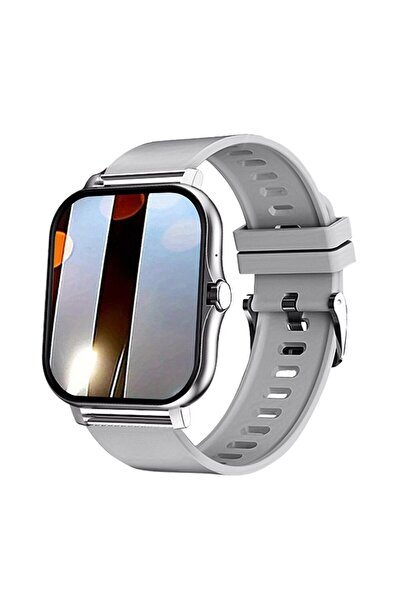 Choice ساعة ذكية كاكي مزودة بخاصية الاتصال عبر البلوتوث للرجال والنساء، مزودة...