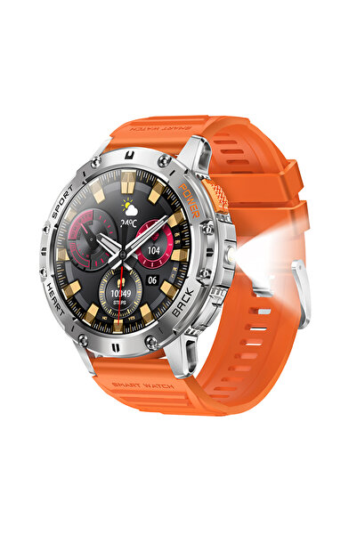 Choice ساعة ذكية جديدة AMOLED للرجال مزودة بمصباح يدوي رياضية مقاومة للماء لت...