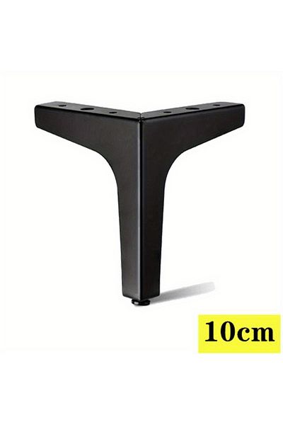 Choice black-4pcs-10cm 4pcs Modern furniture legs metal gold Black Iron Sofa Feet for Table Bed Chair Desk