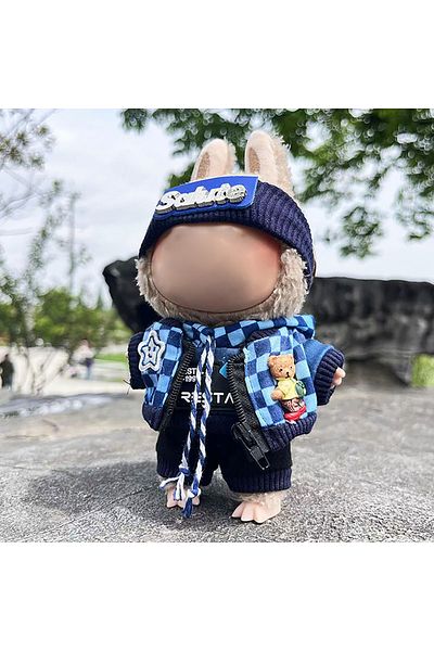 Choice A7 Cute Mini Plush Doll'S Clothes Outfit Only Clothing Accessories For 17cm Labubu Dolls Sweater Hoo