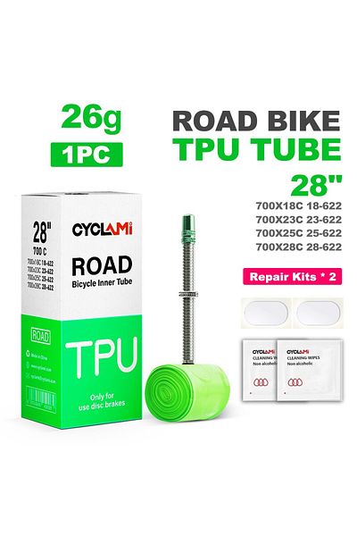 Choice 700c 60mm 18-28C 26g Tube CYCLAMI 26 Grams Ultralight Bike Inner Tube 700C 18 25 28C Road Bicycle Ti