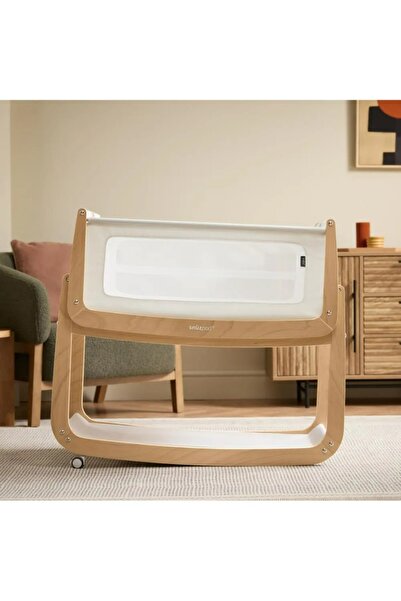 Snüz Pod5 Yatak Başı Beşiği, 3’ü 1 Arada Tasarım, Sallanan Stand, Nefes Alabilen File Şilte