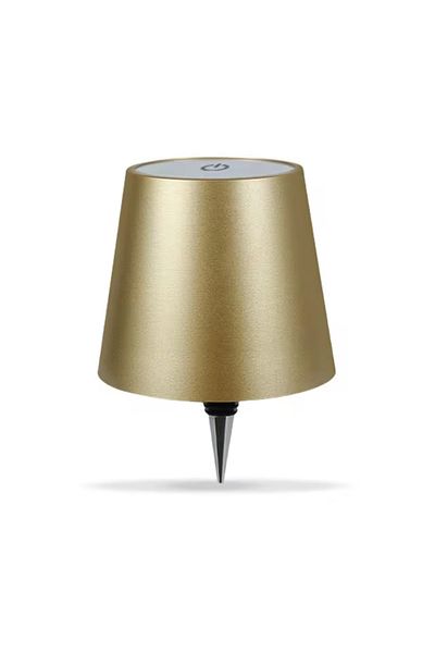 Choice 0-5W changeable Gold Wireless Wine Bottle Lamp Type-C Charging Touch Control Wine Bottle Light Dimmi