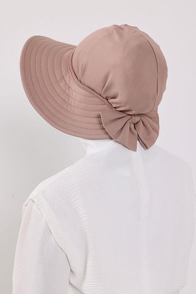 Aisha's Design Combed Cotton Practical Put-On-And-Off Bow Hat over Turban, Sp-4, Sp-4