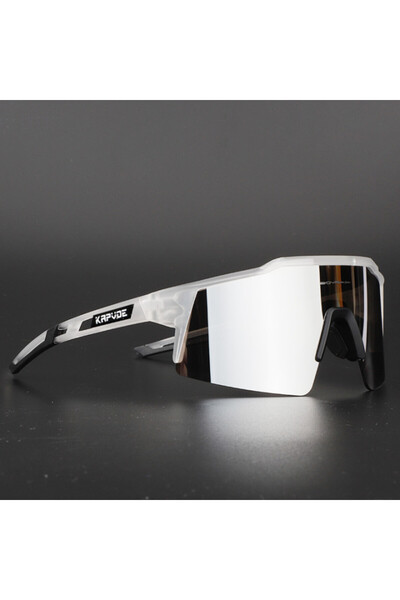 KAPVOE 1lens 13 Cycling Sunglasses UV400 Cycling Glasses Polarized Built-in M...