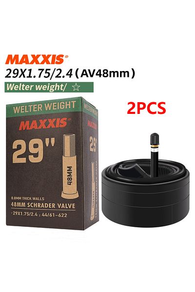 Choice 29x1.75-2.4 AV48 x2 2PCS MAXXIS WELTER WEIGHT Bicycle Inner Tube 26/27.5/29 Inner Tube Of Mountain B