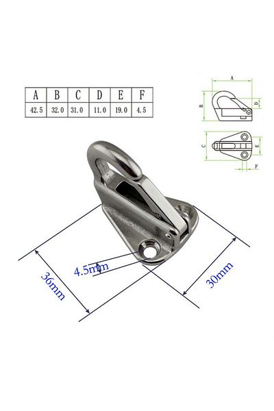 Choice 2 X Marine 316 Stainless Steel Spring Snap Fending Hook Fender Boat Hardware Marine Boat Spring L...