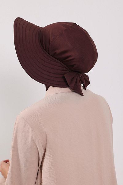 Aisha's Design Combed Cotton Practical Put-On-And-Off Bow Hat over Turban, Sp-4, Sp-4