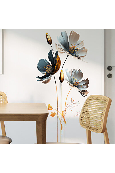 Choice ملصقات حائط على شكل زهور Yumeiren المائية B368 لغرفة النوم وغرفة المعيشة وديكور المنزل