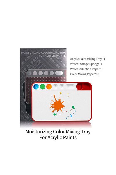 Choice Set DSPIAE Wet Palette for Acrylic Painting Model Coloring Wet Tray Portable Paints Painting Miniatu