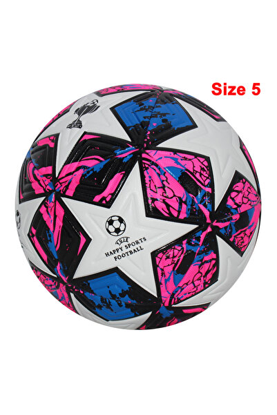 Choice كرات قدم عالية الجودة باللون الوردي مقاس 5، مقاس رسمي 4/5، مصنوعة من م...