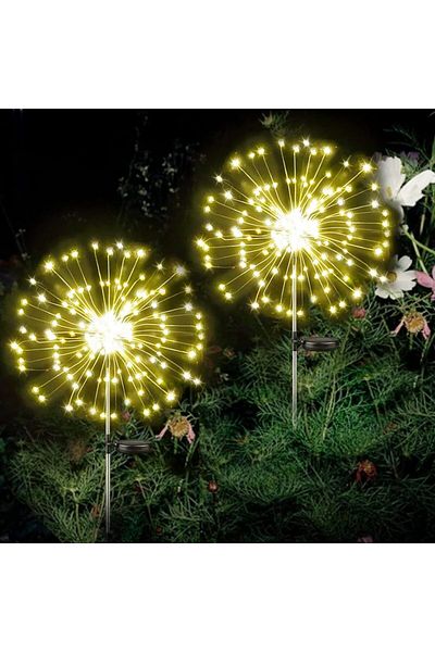 Choice 150 leds Warm White 150/120/90 Solar LED Firework Light Outdoor Waterproof Solar Fairy Garland Light