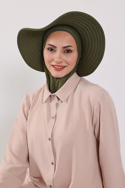 Aisha's Design Combed Cotton Practical Put-On-And-Off Bow Hat over Turban, Sp-4, Sp-4