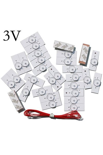 Choice Yellow 100PCS 3V 6V SMD Lamp Beads With Optical Lens Fliter for 32-65 Inch LED TV Repair With 2M Cab