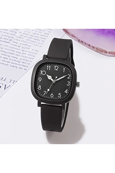 Choice ساعة يد كوارتز سوداء جديدة أنيقة من العلامة التجارية الأصلية للنساء، س...