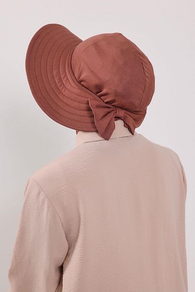 Aisha's Design Combed Cotton Practical Put-On-And-Off Bow Hat over Turban, Sp-4, Sp-4