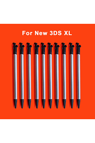 JCD For New 3DS XL Metal 10PCS Metal Telescopic Stylus Plastic Stylus Touch S...