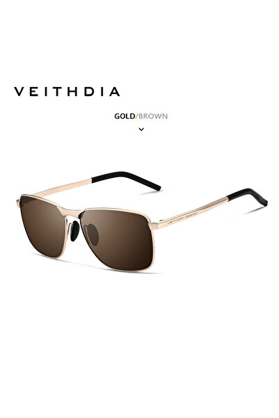 Choice Original Package brown VEITHDIA Brand Men's Vintage Sports Sunglasses ...