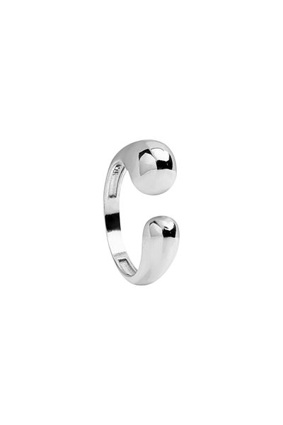 ohmygod jewelry Inel din Argint Intrerupt, Ajustabil – Bold Inel