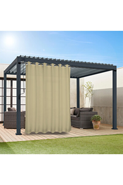 Choice ستارة خارجية مقاومة للماء بحلقة علوية للخصوصية، عرض 132 × ارتفاع 213، ...