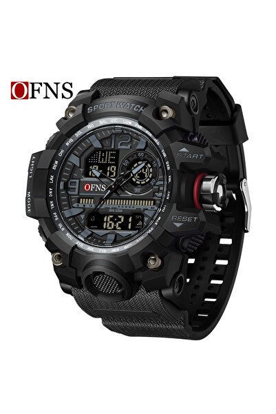 Choice ساعة OFNS الفاخرة للرجال على طراز G باللون الأسود مقاومة للماء حتى عمق...