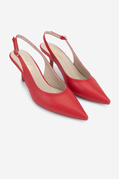 Valmenti Women's Vegan Red Heeled Shoes