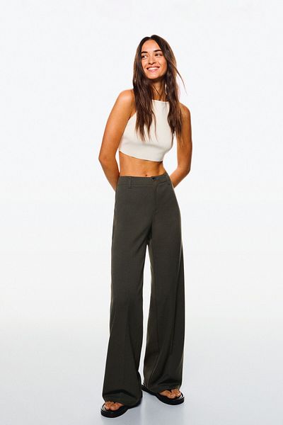 Bershka Wide-leg trousers