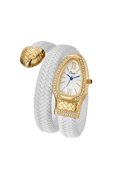Choice WHITE 2025 Snake bracelet ladies watch snake zodiac lucky bracelet snake watch fashion personality q