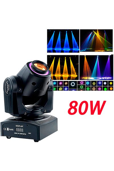 Choice Eu plug 80W 2024 Moving Head Beam Stage Party Bar Lamps 60W/80W Rotating Lamp Dj Disco Audience Led