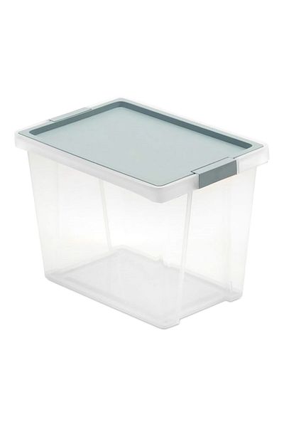 Tatay Hinged Handle Multipurpose Stackable Storage Box with Lid 35 Liter