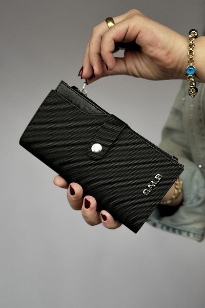 Just Polo Women's Lock Detailed Wallet 1001-gd Black