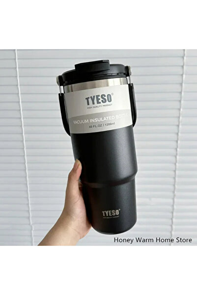 Choice 900ML Black-1pcs Tyeso Stainless Steel Coffee Cup Cold And Hot Double-...