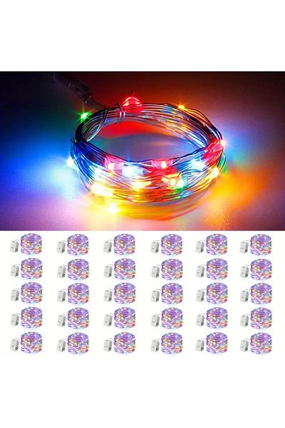 Choice 2M20LED RGB 30 Packs Fairy Tale Lamp Battery Operated String Light 20 LED Mini String Light Waterpro
