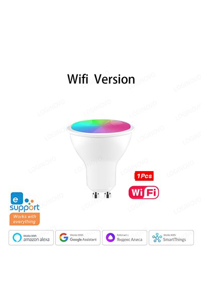 Choice 5W 1PCS Wifi verison bulb Ewelink GU10 Zigbee LED Light Bulb WiFi Smart LED Lamp RGB CW WW Ewelink A