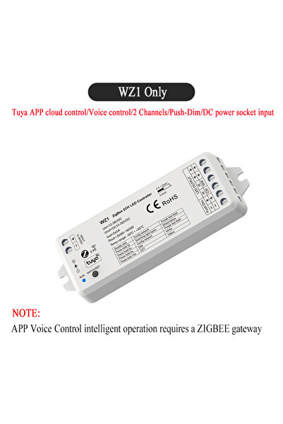 Choice وحدة تحكم Tuya Zigbee LED ثنائية القناة بتيار مستمر 12 فولت 24 فولت مع...