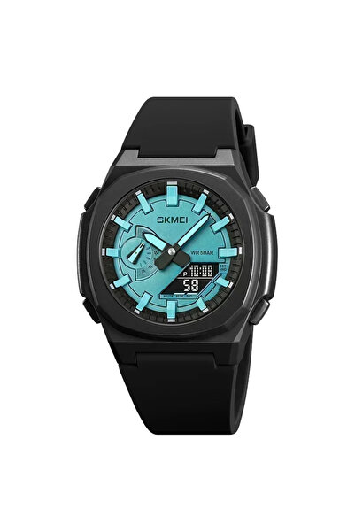 Choice1 Light Blue Black SKMEI Sports Waterproof Watch Men's Countdown Clock ...