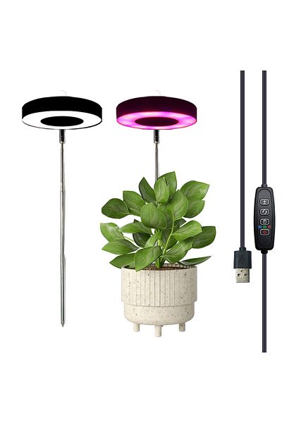 Choice 0-5W LED Chip Three temperature 1 pc Three color with base plant light Full spectrum LED indoor plan