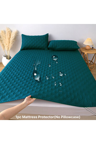 Choice غطاء واقي مرتبة أخضر مقاوم للماء مقاس 140 × 200 سم مع شريط مطاطي ووساد...