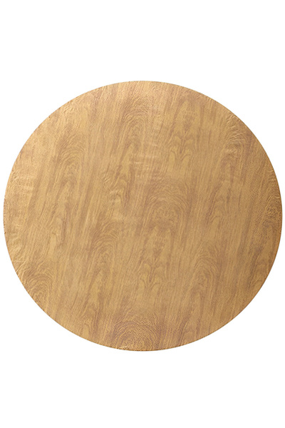 Choice مفرش طاولة دائري 114-140 سم، مقاوم للماء والزيت، غطاء طاولة ريفي، مصنوع من الخشب المنسوج المزخرف