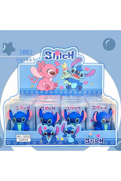 Choice 16pcs Whole Box 16pcs Stitch Doll Pencil Sharpeners Cartoon Cute Student Sharpening Tools Stationery