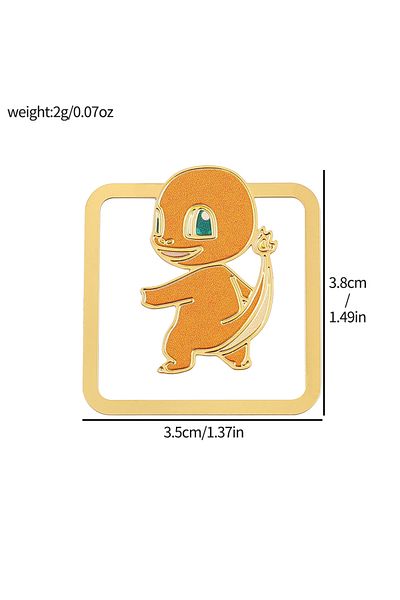 Miniso SQ0358 Pokemon Pikachu Series Metal Books Page Marks Women Men Kids Party Decor Favors Birthday Wedd