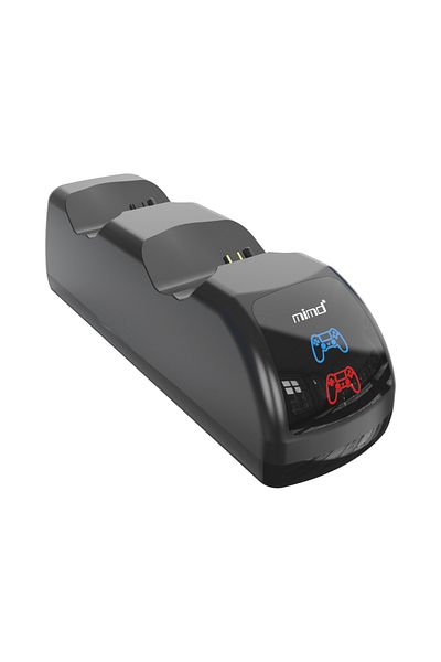 Choice Black 1 PS4 gamepad charger, support 2 controllers to charge at the same time, with USB cable