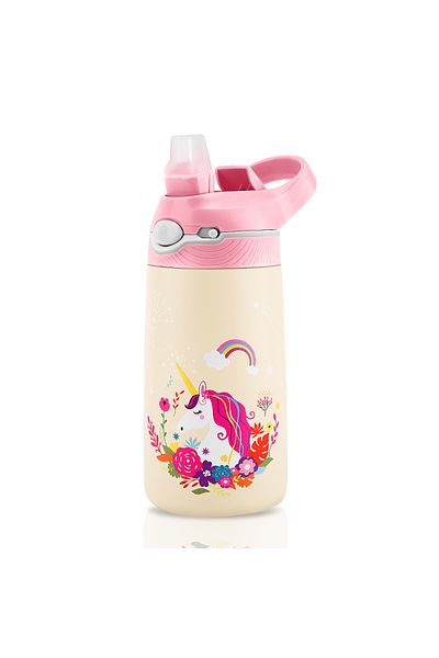 Choice 400ml unicorn 400ML Water Bottle for Children,Thermos With Cute Pattern,Children Thermal Bottle , Sc