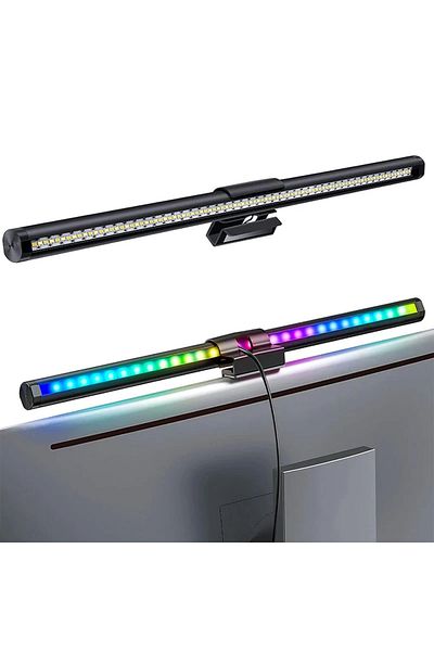 Choice Small RGB LED PC Monitor Screen Light Strip Eye Care Lighting Work Game Learning Reading Dimming Tab