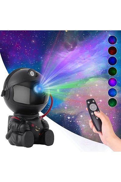Choice 5W black Astronaut Galaxy Projector Star Projector Galaxy Night Light Space Buddy Projector with Neb